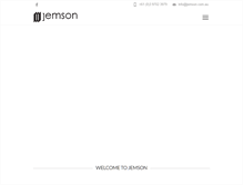 Tablet Screenshot of jemson.com.au